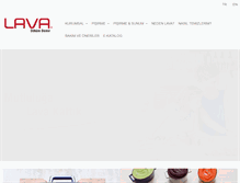 Tablet Screenshot of lavametal.com.tr